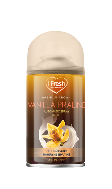 Змінний балон IFRESH д/осв повітря premium aroma vanilla praline 250 мл